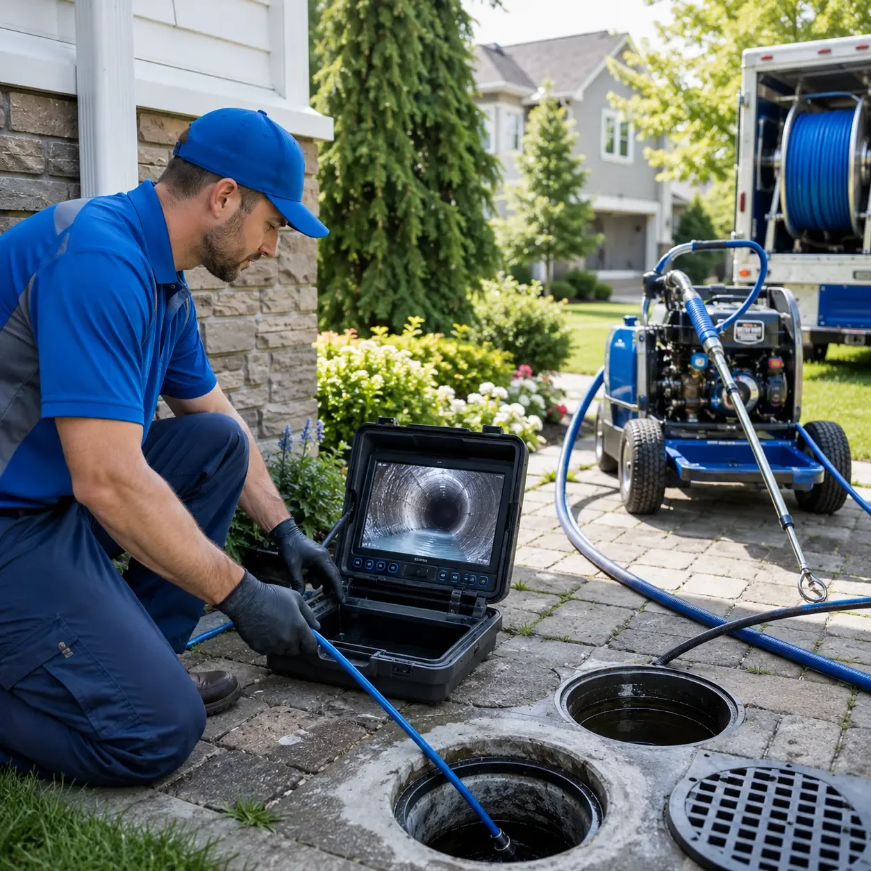 Outdoor drain cleaning professionals serving Thompson Ridge, NY