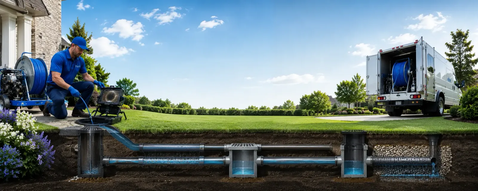 Outdoor drain cleaning information for Thompson Ridge, NY